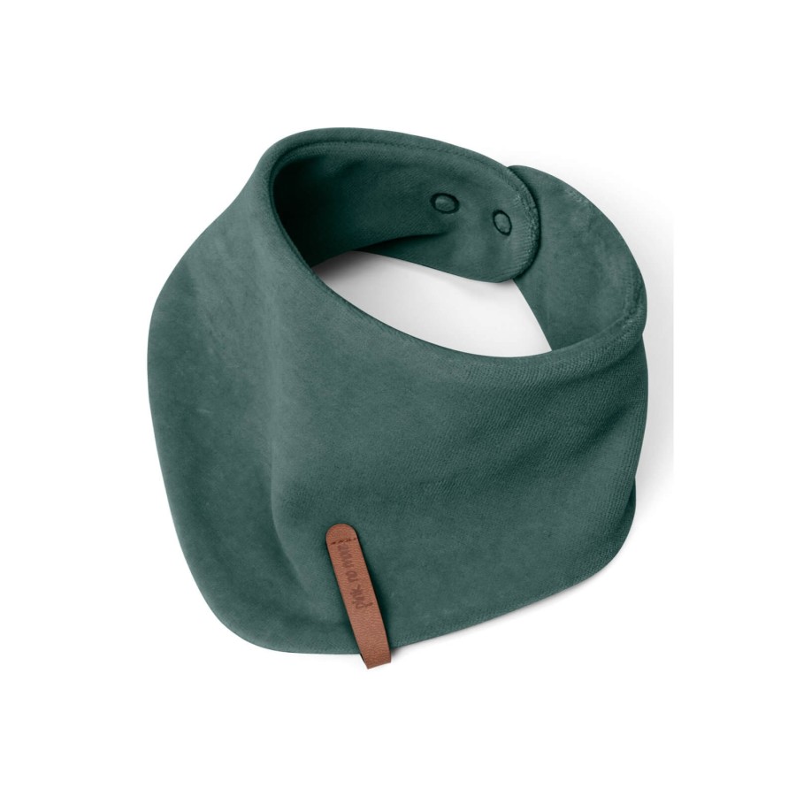 Apaszka welurowa - Green / Pink no More