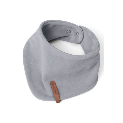 Apaszka welurowa - GREY / Pink no More