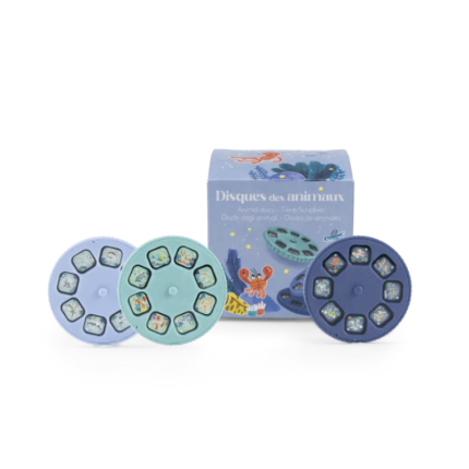 Zestaw 3 krążków z bajkami - Les Aventures de Paulie / Moulin Roty