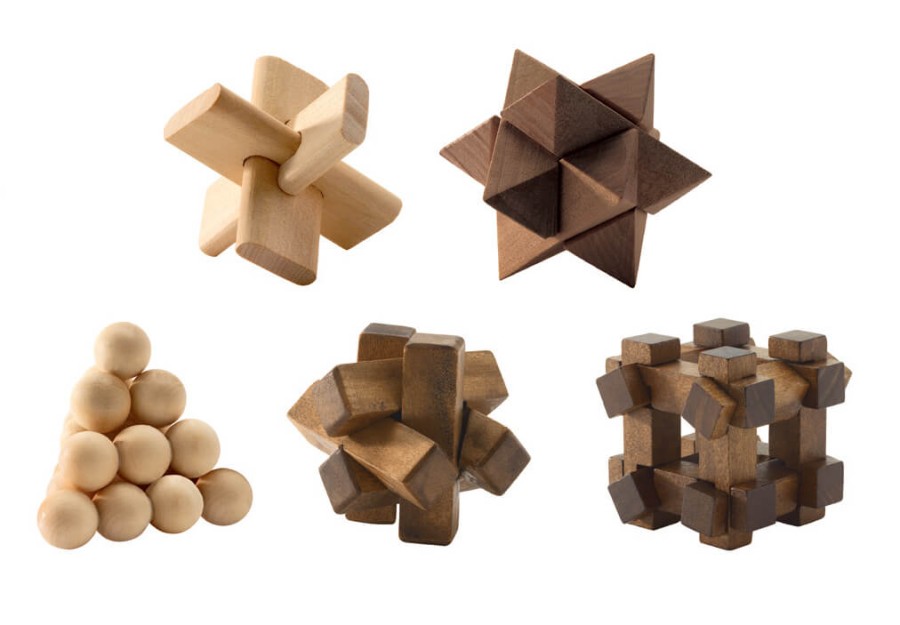 Gra Woodix - rozłącz i złącz figury / Djeco