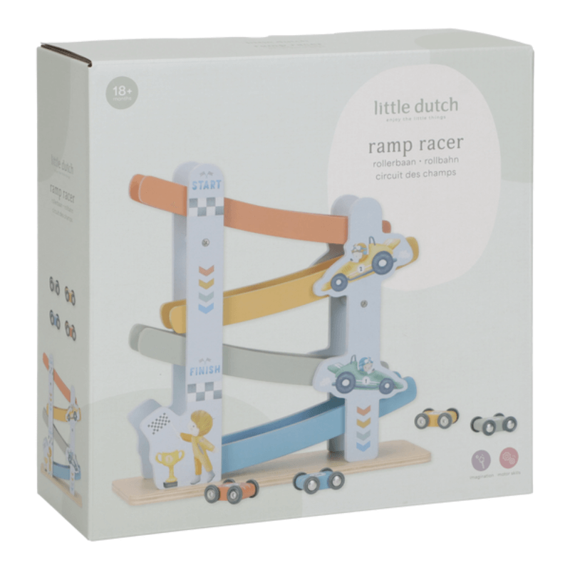 Drewniana zjeżdżalnia wyścigowa FSC / Little Dutch