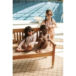 Kąpielowy komplet Dagny - coral blush, creme de la creme stripe / Liewood