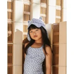 Kapelusz kąpielowy Senia z filtrem UV - dot, dusty lavender / Liewood