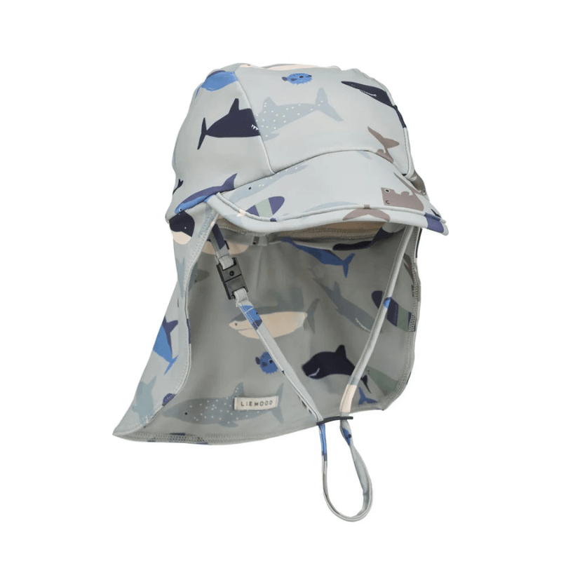 Długi kapelusz letni Cecilia - shark, dove blue / Liewood