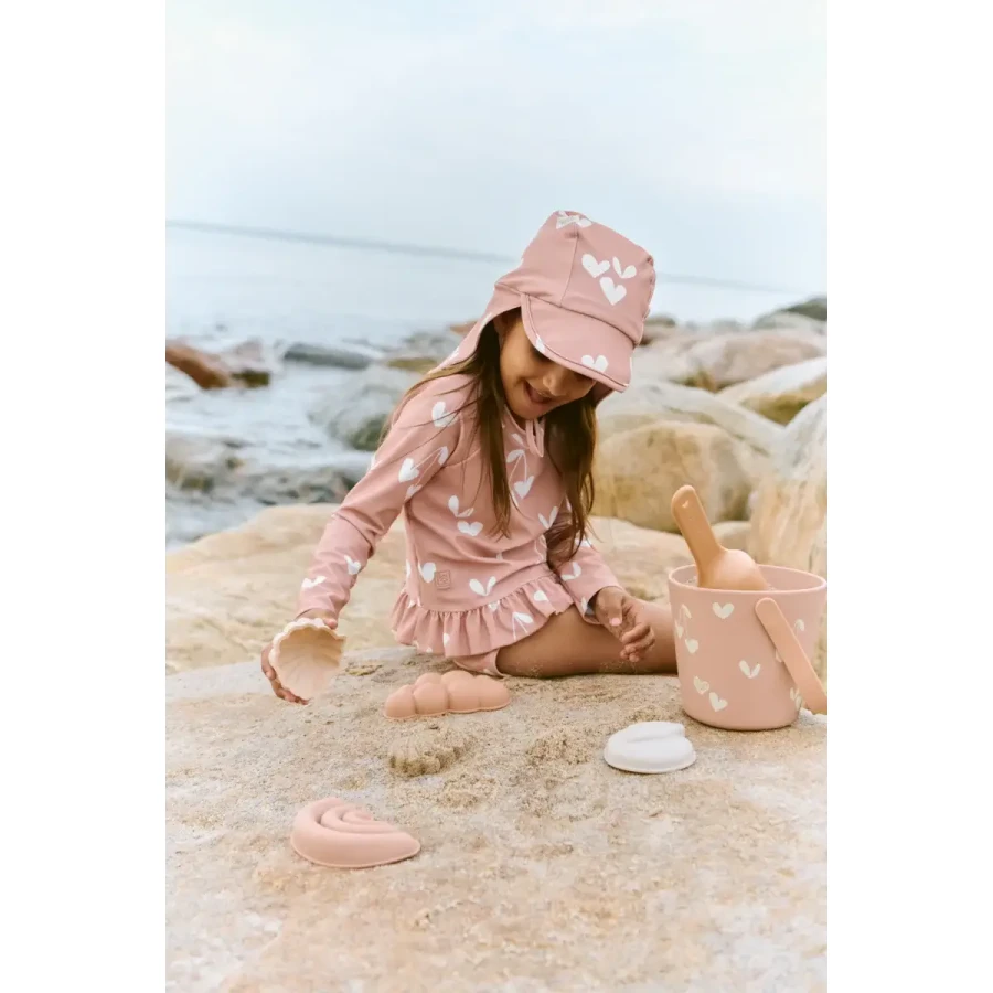 Długi kapelusz letni Cecilia - sweethearts, pale tuscany / Liewood