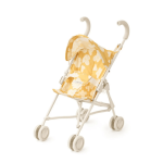 Składany wózek dla lalek Elsie - flower, lemon yellow / Liewood