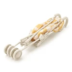 Składany wózek dla lalek Elsie - flower, lemon yellow / Liewood