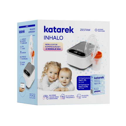 Katarek Inhalo - nebulizator z solą fizjologiczną 