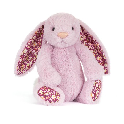  Króliczek LUX Liliowy z kwiecistymi uszami / Jellycat