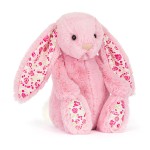  Króliczek LUX Różowy z kwiecistymi uszami / Jellycat