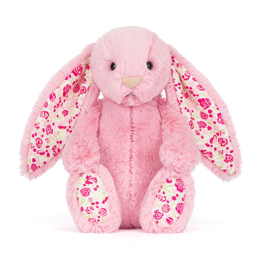  Króliczek LUX Różowy z kwiecistymi uszami / Jellycat