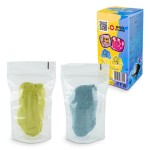 Zestaw Fluffy Sand puszysty piasek żółty & niebieski 2 x 70 g / Tuban