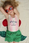 Jednoczęściowy strój kąpielowy Pomia - candy rose stripe / Konges slojd