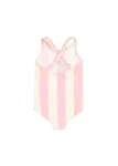 Jednoczęściowy strój kąpielowy Pomia - candy rose stripe / Konges slojd