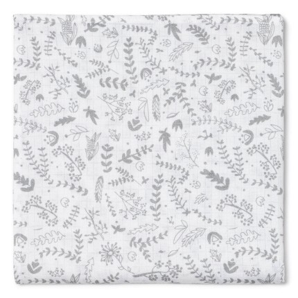 Pieluszka muślinowa 50x50 cm - BOTANIC / Pink no More