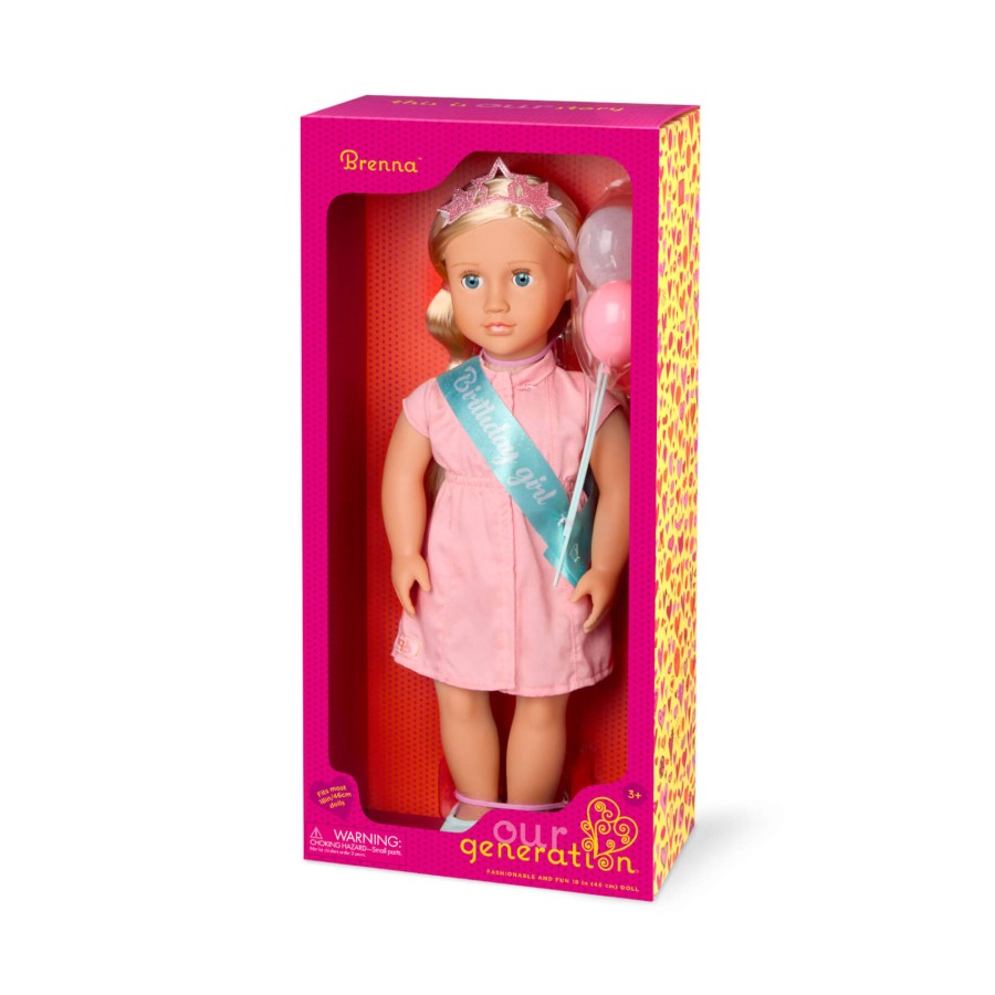 Lalka BRENNA 46cm - Blondynka z balonikami / OurGeneration