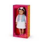 Lalka PAULINA 46cm - Brunetka w opasce z kokardką / OurGeneration