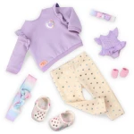 Lalka TORY 46 cm - z młodszą siostrą niemowlęciem i akcesoriami dla dzidziusia / OurGeneration