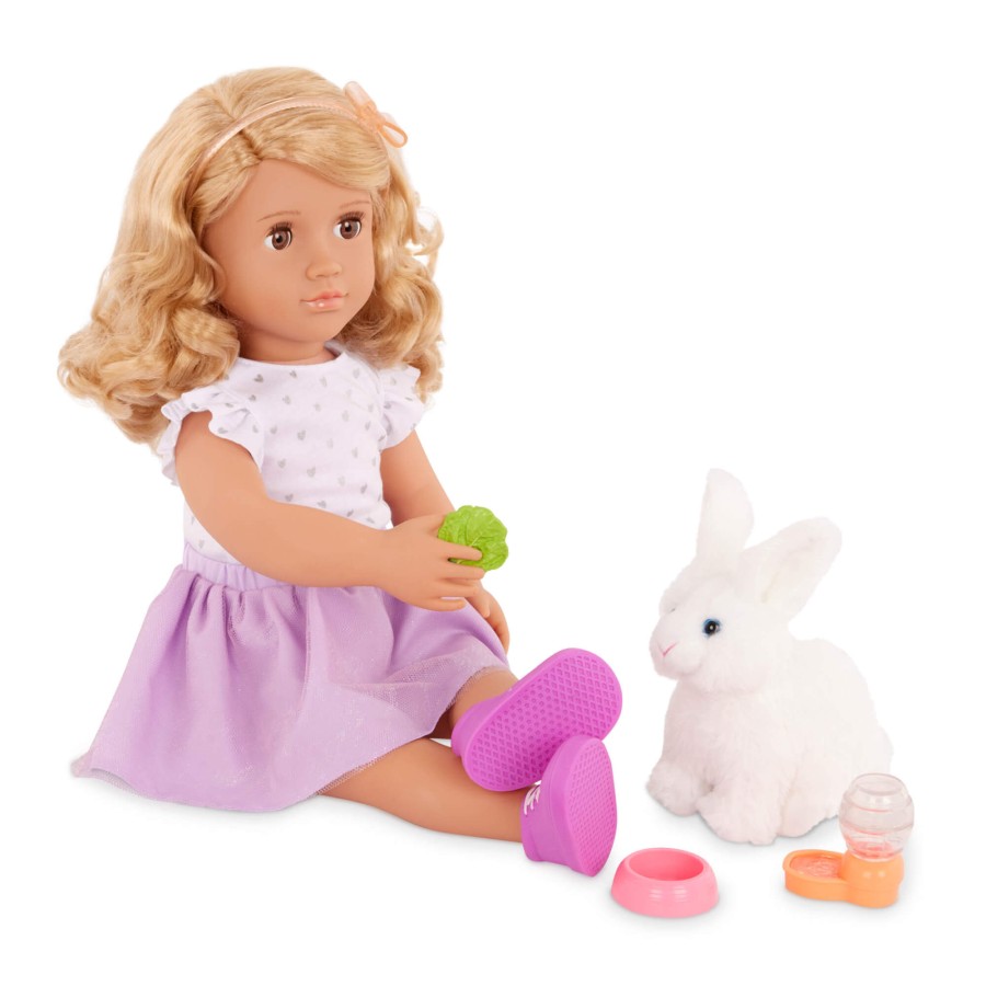 Lalka TABBY 46cm - z uroczym króliczkiem i akcesoriami / OurGeneration