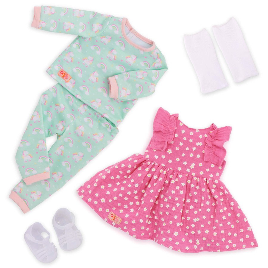 Lalka GILLIAN 46cm - z koczkami i piżamką w komplecie / OurGeneration