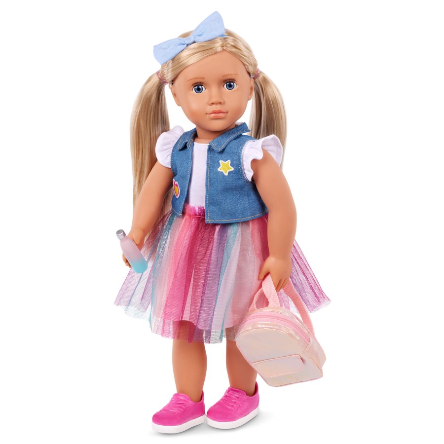 Lalka EVIE 46cm - uczennica z tornistrem i akcesoriami szkolnymi / OurGeneration