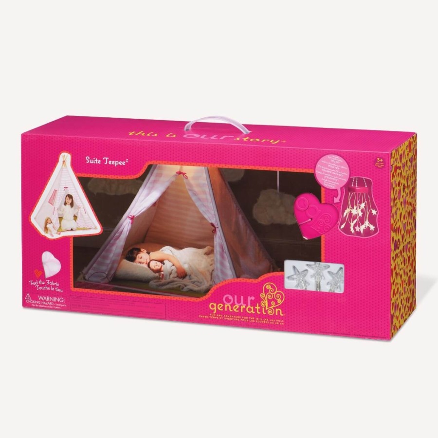 Namiot tipi z podwieszanym żyrandolem / OurGeneration