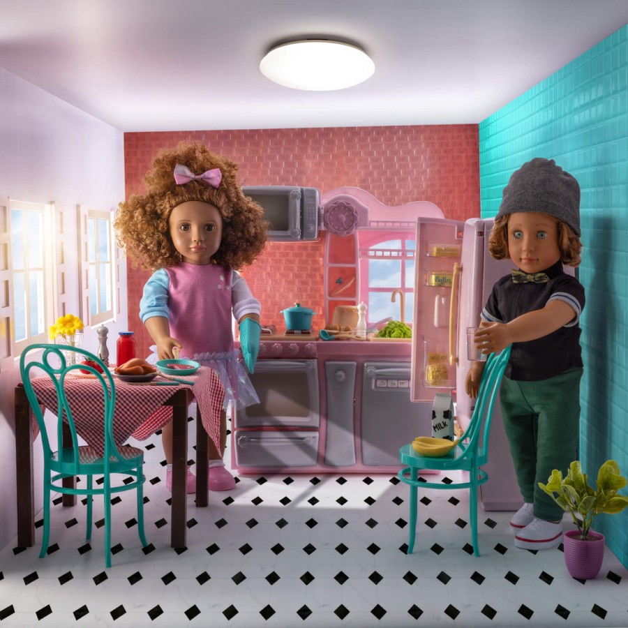 Kuchnia z wyposażeniem dla lalek - Gourmet Kitchen Set / OurGeneration