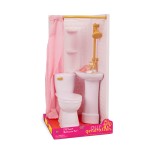 Zestaw mebli dla lalki - Łazienka z wyposażeniem - Sweet Bathroom Set / OurGeneration