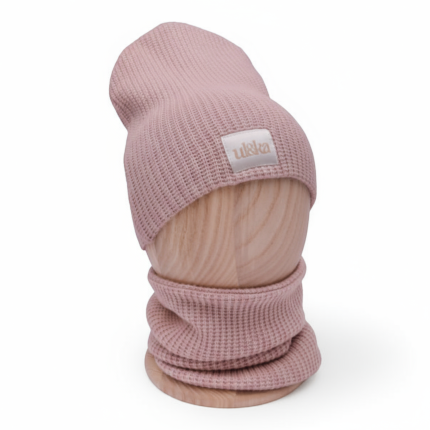 Zimowy komplet dziergany Knitted Beige, 6-12 mies. / UL&KA