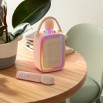 Zestaw karaoke (2 mikrofony) - różowy / MOB