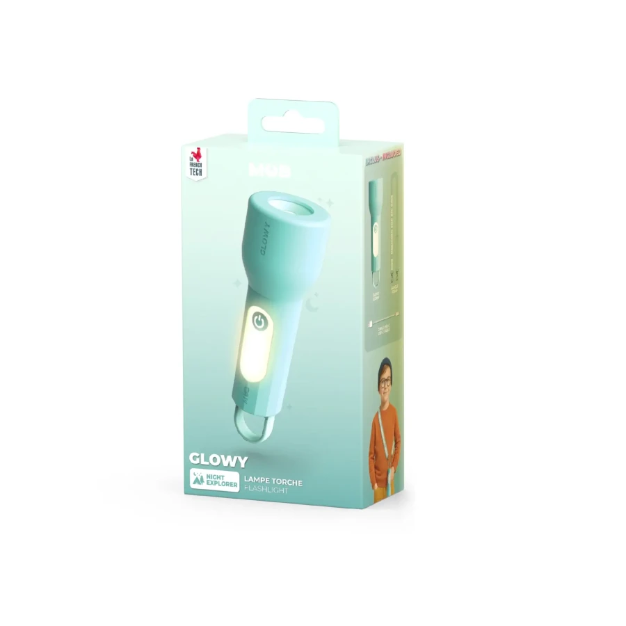 Latarka dziecięca Glowy - niebieska / MOB