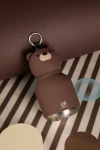 Butelka termiczna ze słomką Mini Bestie, 200 ml - Brązowy Niedźwiedź / Asobu