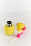 Butelka termiczna ze słomką Mini Bestie, 200 ml - Kaczuszka / Asobu