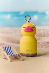 Butelka termiczna ze słomką Mini Bestie, 200 ml - Kaczuszka / Asobu