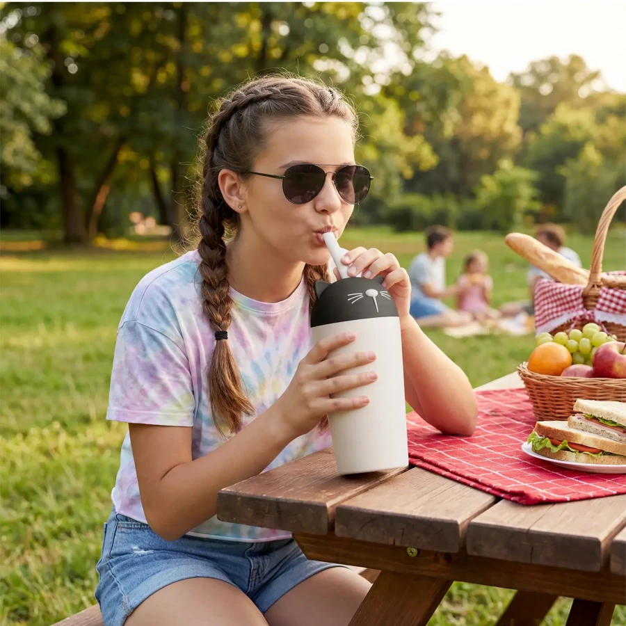 Kubek termiczny Bestie Tumbler, 720 ml - Kot / Asobu