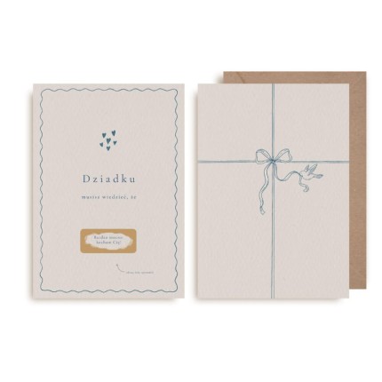 Kartka zdrapka – Dziadku, kocham Cię / Mommy Planner