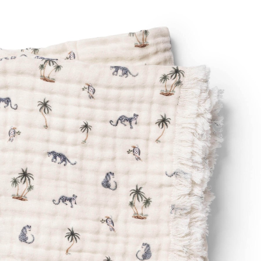 Kocyk Soft Cotton - Garden Leo’s Resort / Elodie Details
