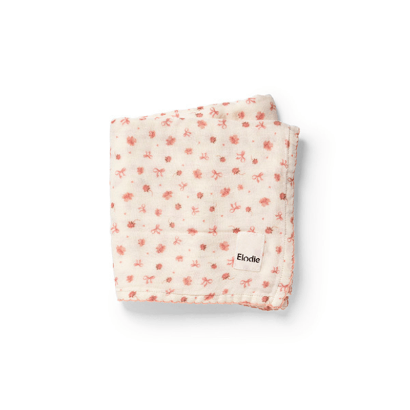 Kocyk bambusowy muślinowy - petit river rose / Elodie Details