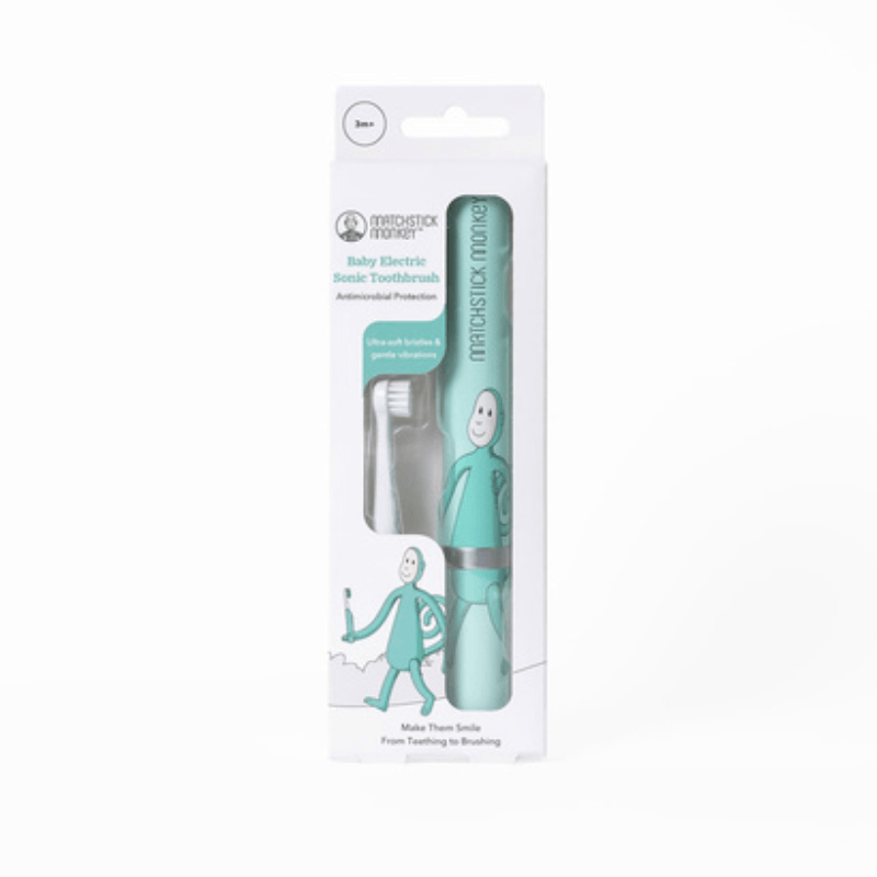 Szczoteczka elektryczna Małpka - zielona / Matchstick Monkey
