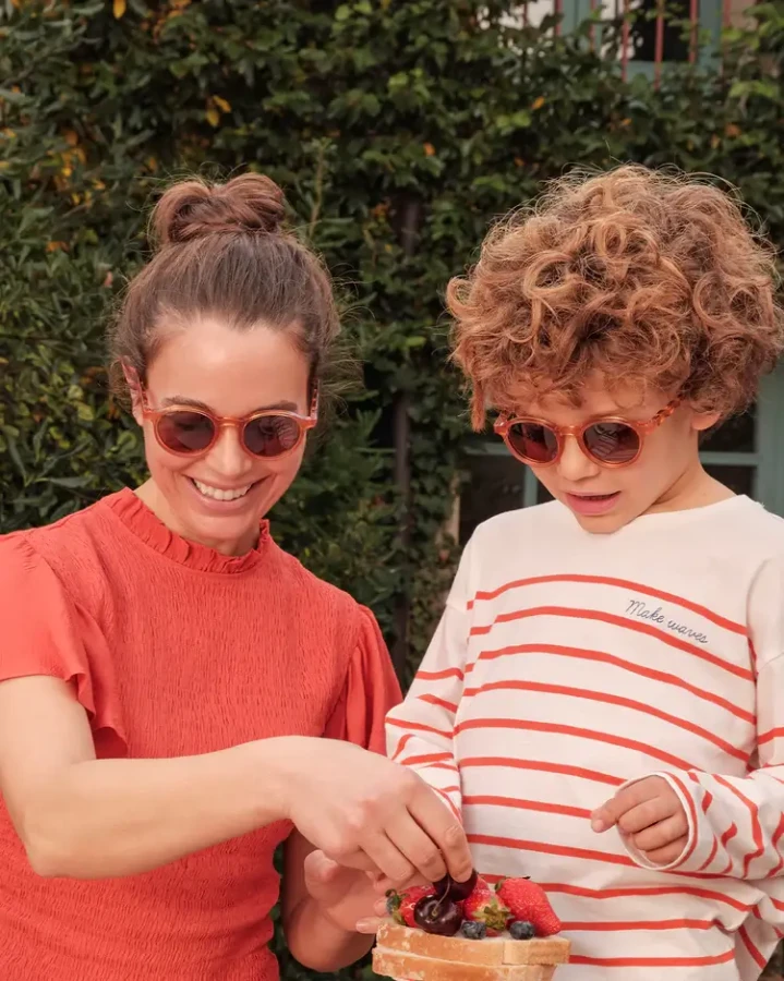 Okulary Oval Fig Pink Polarized 3-5 / Olivio & Co