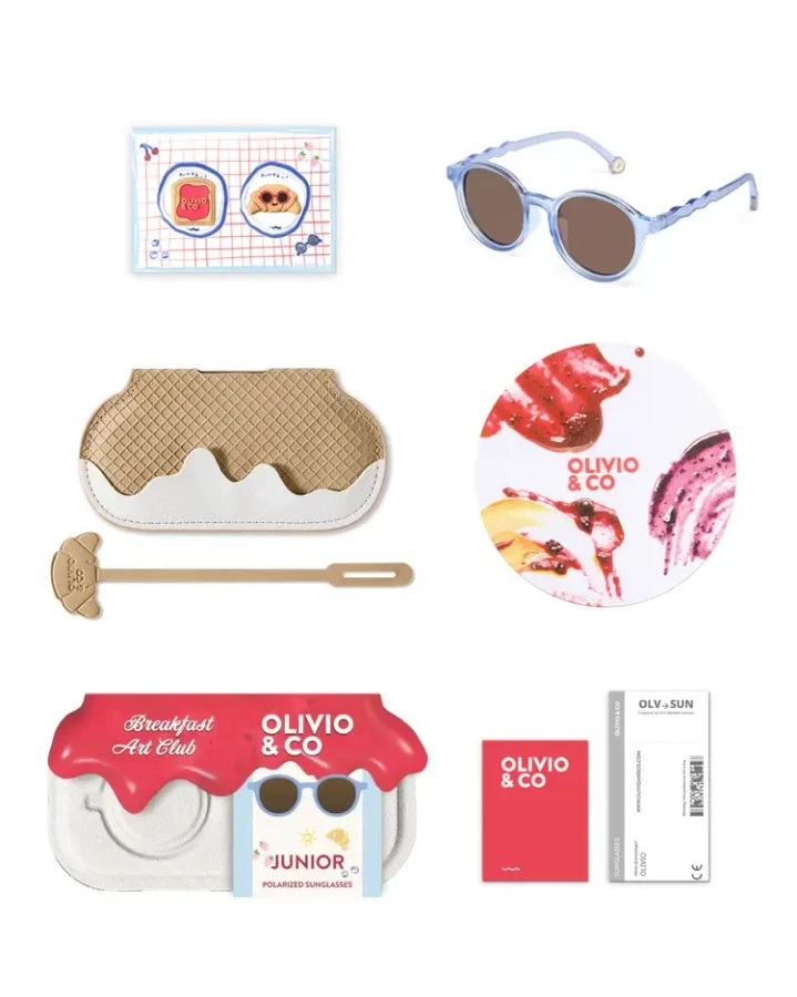 Okulary Oval Blueberry Polarized 5-10 / Olivio & Co