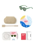 Okulary Oval Olive Green Polarized 10+ / Olivio & Co