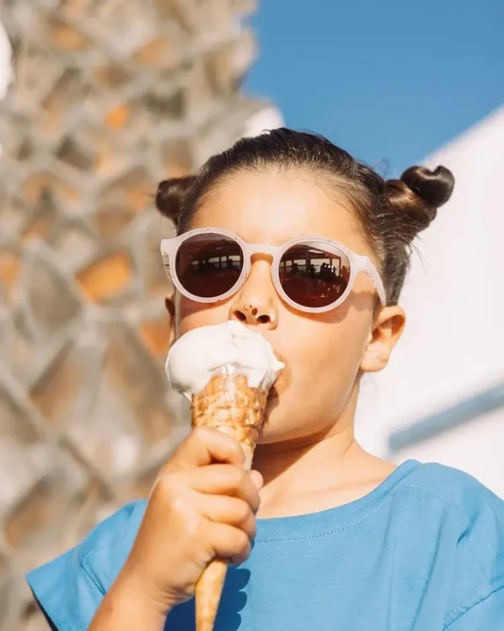 Okulary Oval Vanilla Brownie Polarized 10+ / Olivio & Co