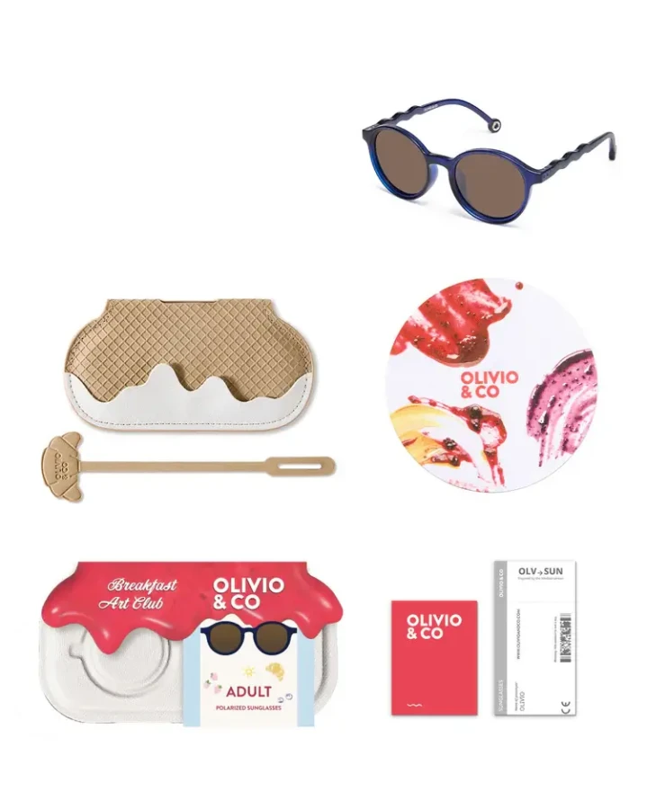 Okulary Oval Midnight Berry Polarized 10+ / Olivio & Co