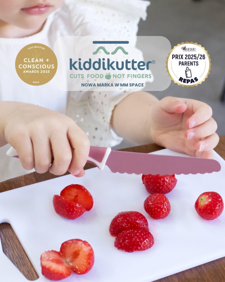 Bezpieczny nóż do nauki krojenia dla dzieci WOOD / KiddiKutter