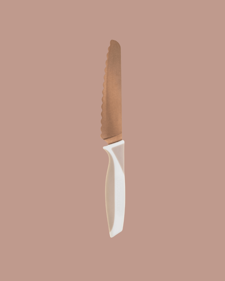 Bezpieczny nóż do nauki krojenia dla dzieci ROSE GOLD limited / KiddiKutter