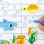 Zestaw zabawek kąpielowych - Morska przygoda / Tiger Tribe