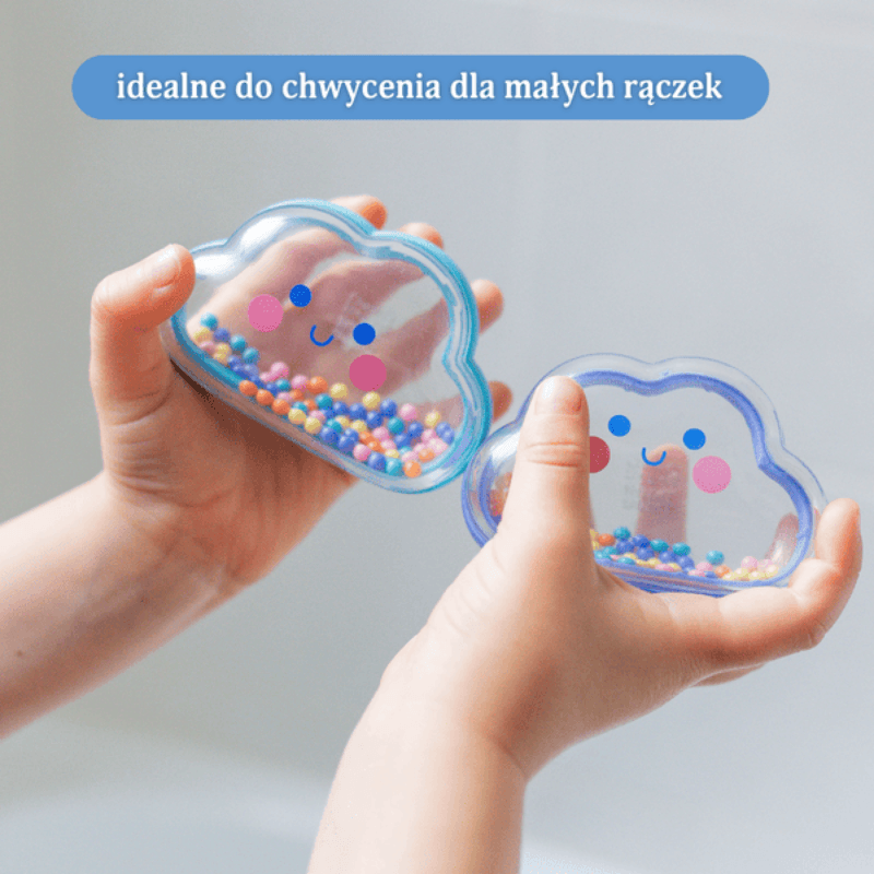 Zabawki Kąpielowe - Kolorowe Chmurki Grzechotki  / Tiger Tribe