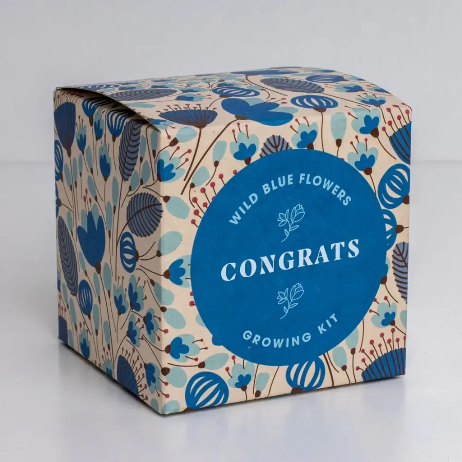 Zestaw prezentowy do sadzenia kwiatów Say it with Flowers - Congrats / Resetea