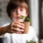 Mini doniczka - Kwiaty / Resetea